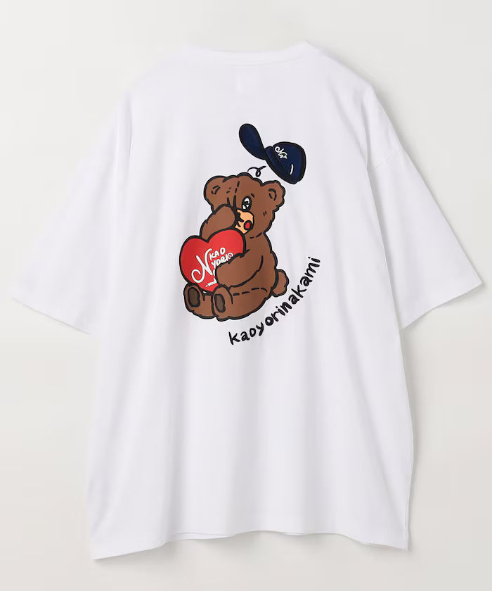 [Sales start on May 22, 12:00] kaoyorinakami × FREAK'S STORE/ Kaoyorinakami exclusive Swary Punch Bear Tee
