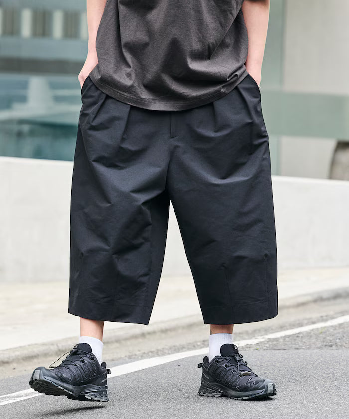 Limited Release Drymix(R) Dry Mix Wide Silhouette Tuck Three Quarter Pants Quick Dry UV Cut