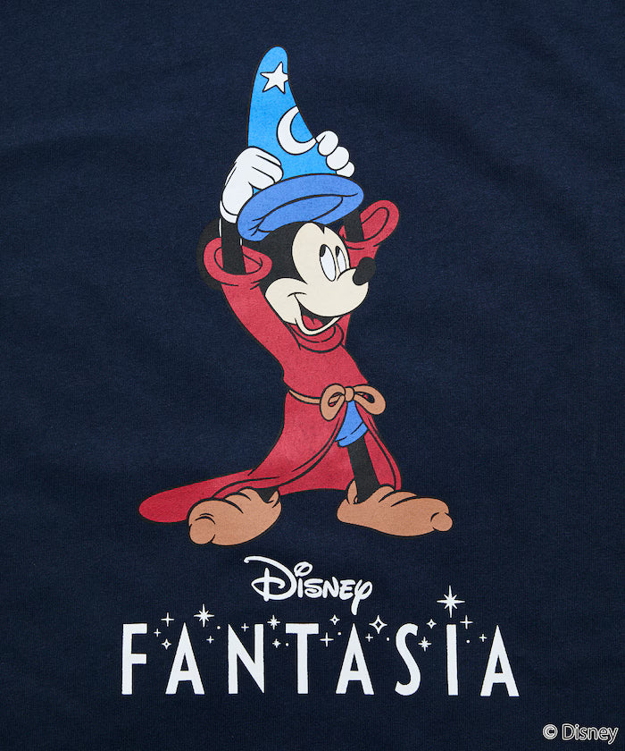 DISNEY/Mickey Mouse 'Fantasia'/Crew Neck Print T-Shirt 【Limited Edition】