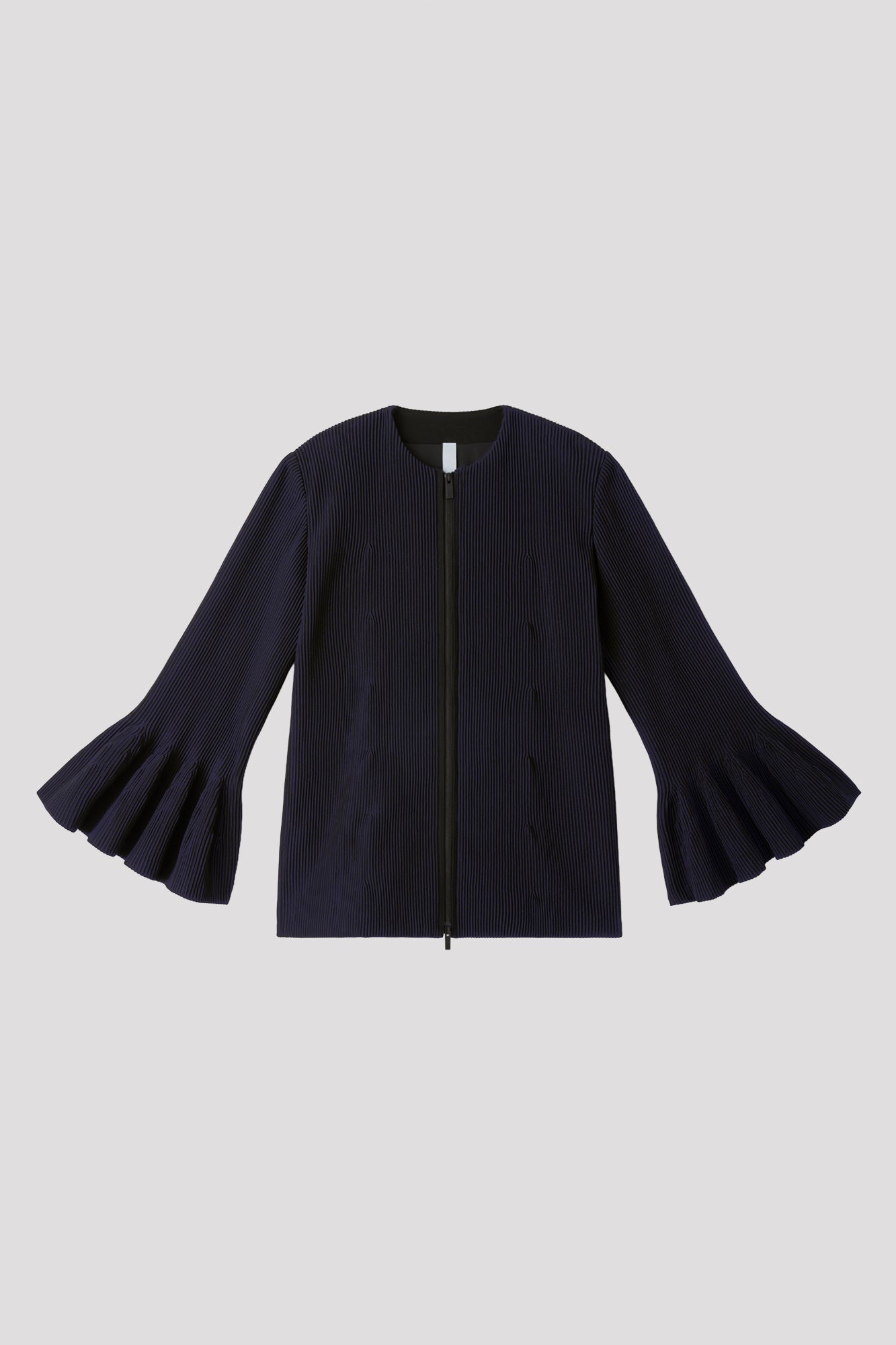 HYPHA BELL SLEEVE COAT - NAVY-BLACK