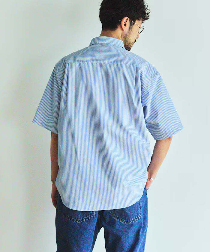 AIRDRY HIGH TECHYARN High-performance material broad regular collar shirt short sleeve quick-drying moisture absorption