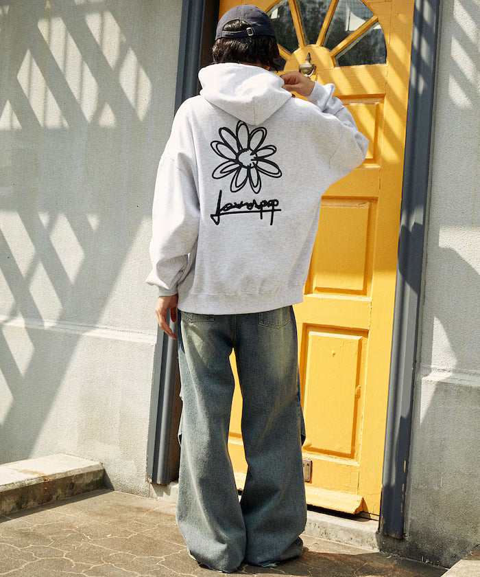 LOVE POP STUDIO FLOWER GRAPHIC HOODIE【Limited Edition】