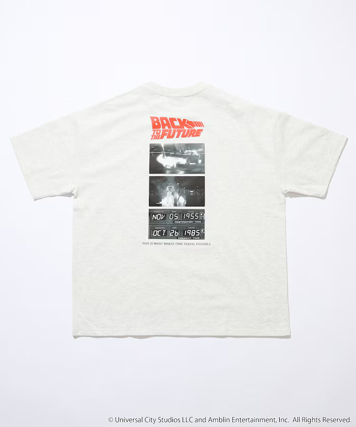[BACK TO THE FUTURE] Limited Edition Big Silhouette Back Print Crew Neck T-Shirt [Limited Release]