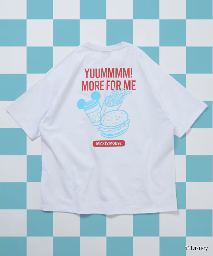 DISNEY/Mickey Mouse/Exclusive Crew Neck Printed Sweatshirt/FOOD 【Limited Release】