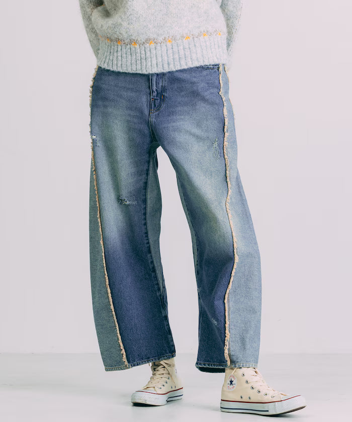 Colorful Curve Denim