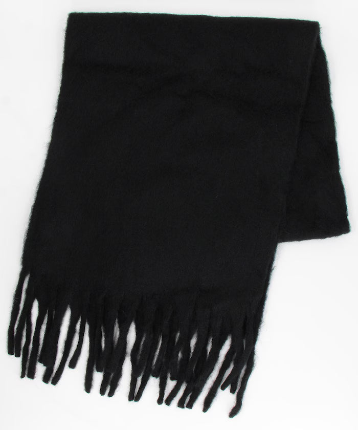 Volume Scarf Solid - Black