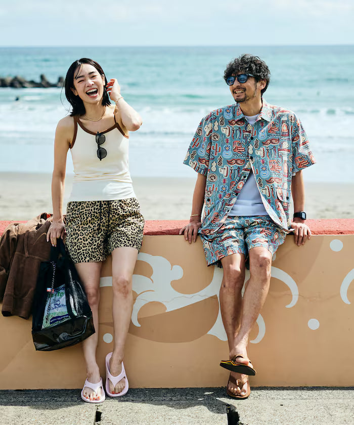 FREAK'S STORE for BEACH & FES Recycled Nylon Short Sleeve Shirt