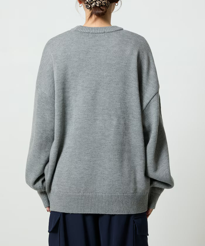 Mickey Mouse & Minnie Mouse/Mickey Mouse & Minnie Mouse/Sagara Embroidery Oversized Knit Limited Edition