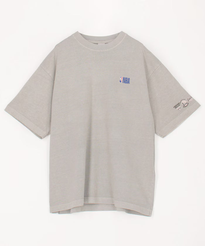NBA × FREAK'S STORE Collaboration Random Team Logo Backprint Crewneck T-Shirt