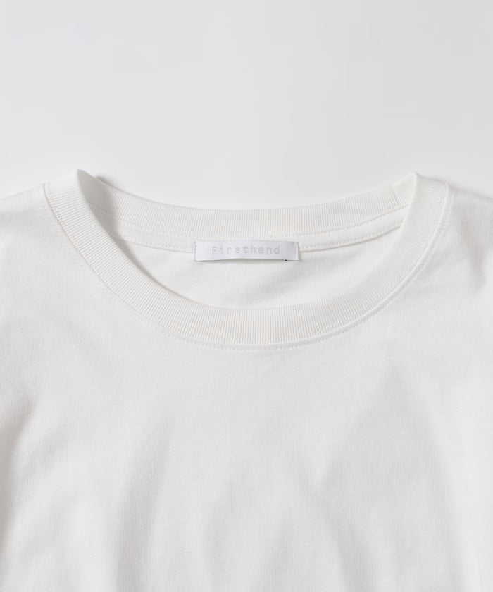 Organic Cotton Shirring Logo T-Shirt