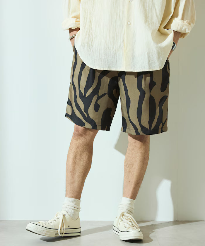 Pattern Easy Shorts / All-over Print Short Pants / Compatible with Setup