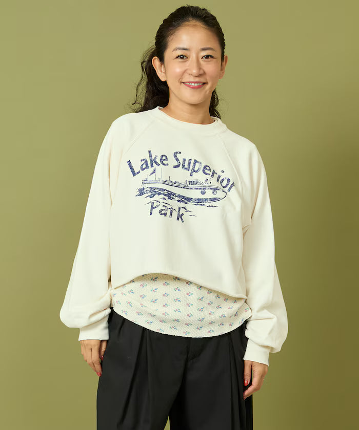 Grunge Cutoff Short Sweatshirt
