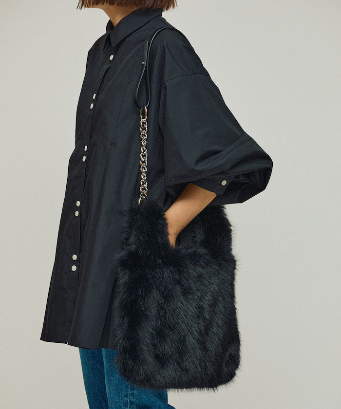 Multiway Fake Fur Tote