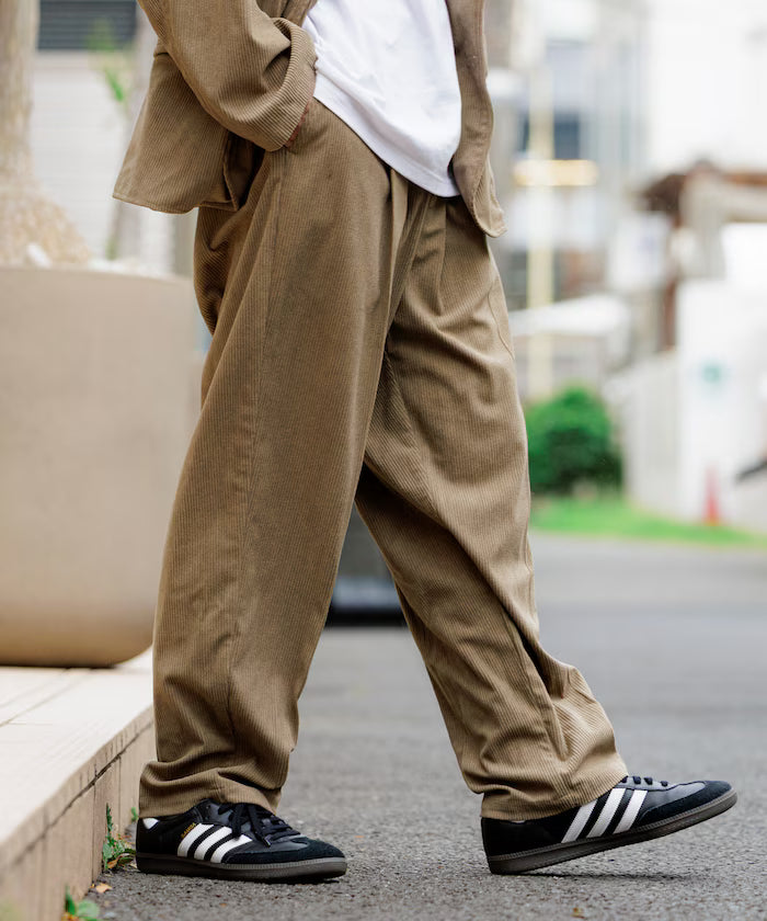 Relax Fit Corduroy Setup / Tailored Jacket / Wide Pants 【Limited Edition】