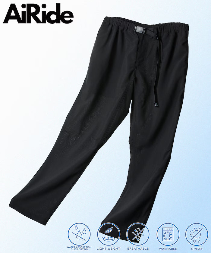 AiRide/AiRide Basic Silhouette Climbing Pants/Pocketable/Quick Drying/UV Cut [Limited Edition] - Black