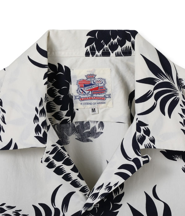 DUKE KAHANAMOKU COTTON HAWAIIAN SHIRT “DUKE'S PINEAPPLE”