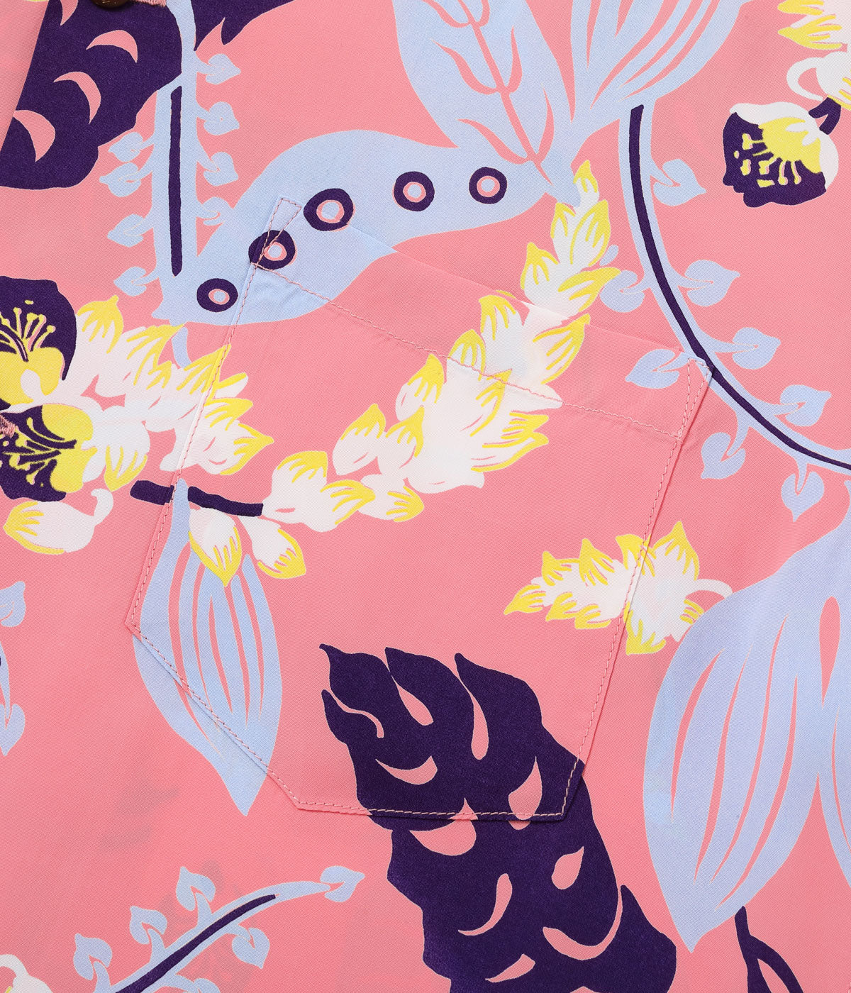 RAYON HAWAIIAN SHIRT “SHELL GINGER”