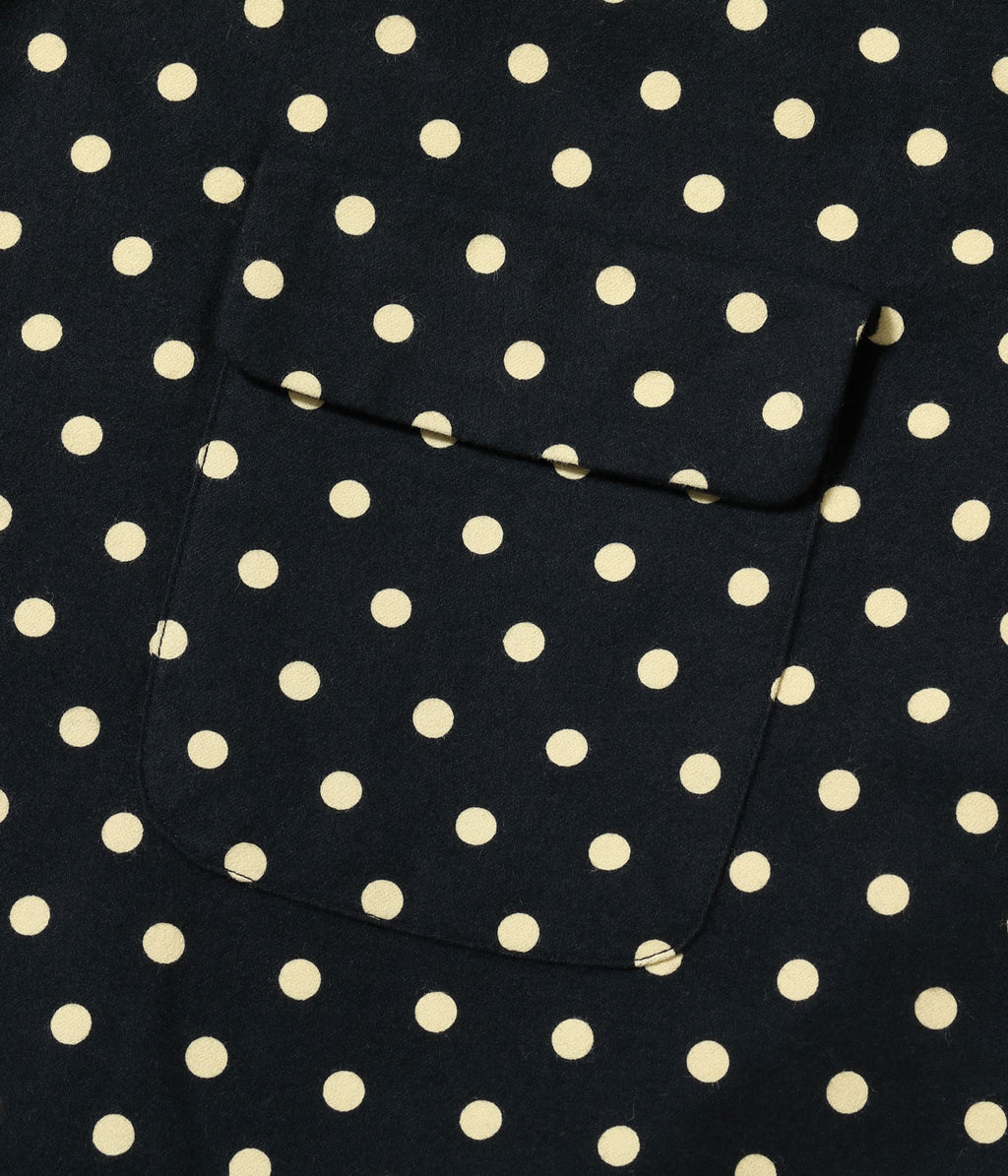 Early 1950s Style Flannel Sports Shirt “POLKA DOT”