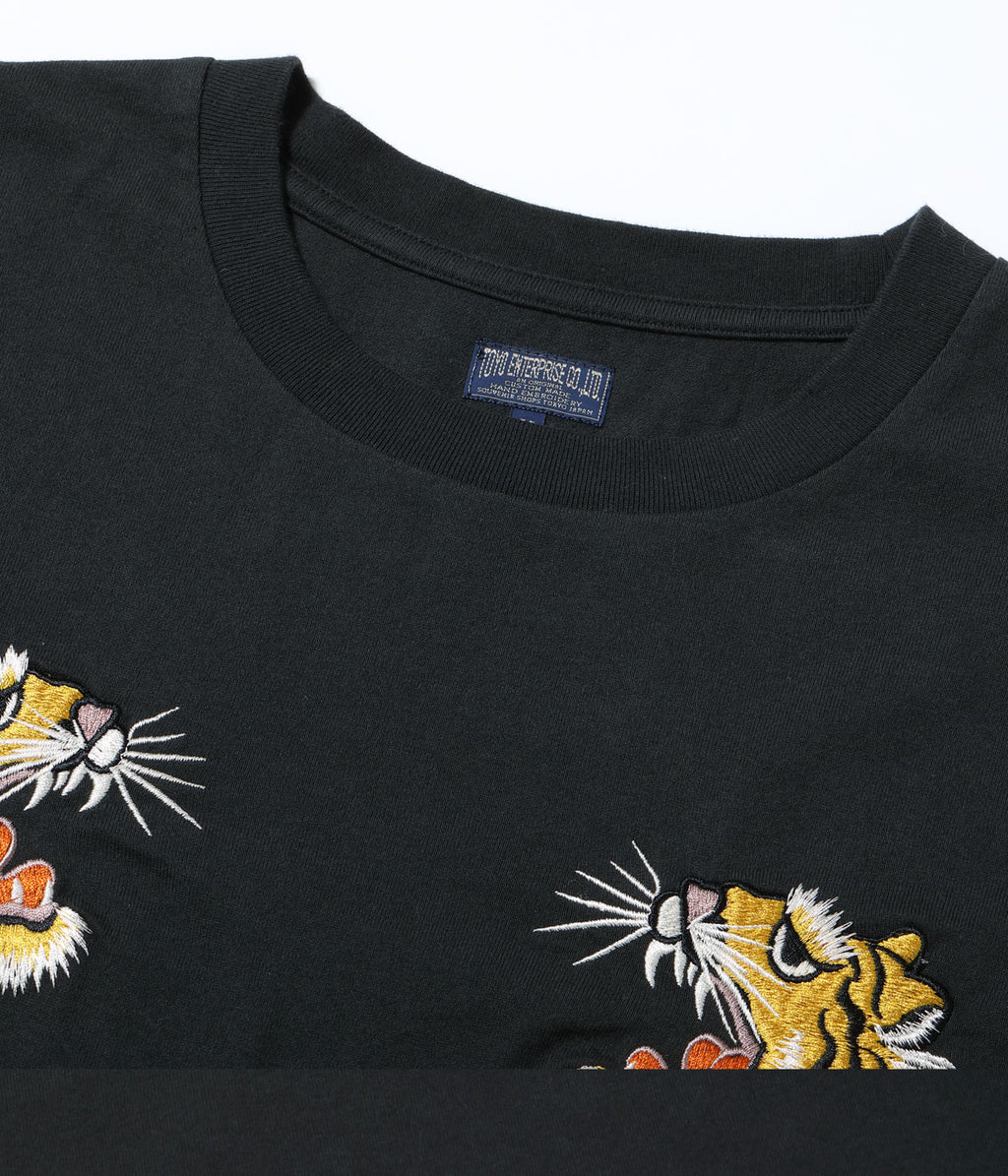 LONG SLEEVE SUKA T-SHIRT EMBROIDERED “TIGER”