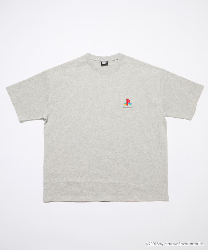 Big Silhouette Back Print Crew Neck T-Shirt/PlayStation Ape Escape 【Limited Edition】