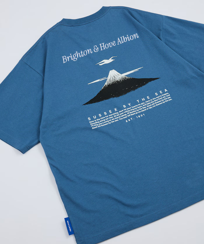 [Release on 5/22 at 12:00] BHA SEAGULLS JAPAN LANDSCAPE TEE - Blue