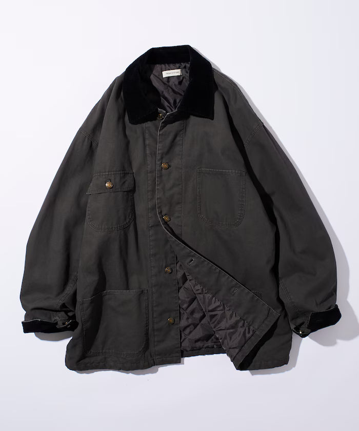Big Silhouette Corduroy Switch Duck Coverall Jacket [Limited Edition]