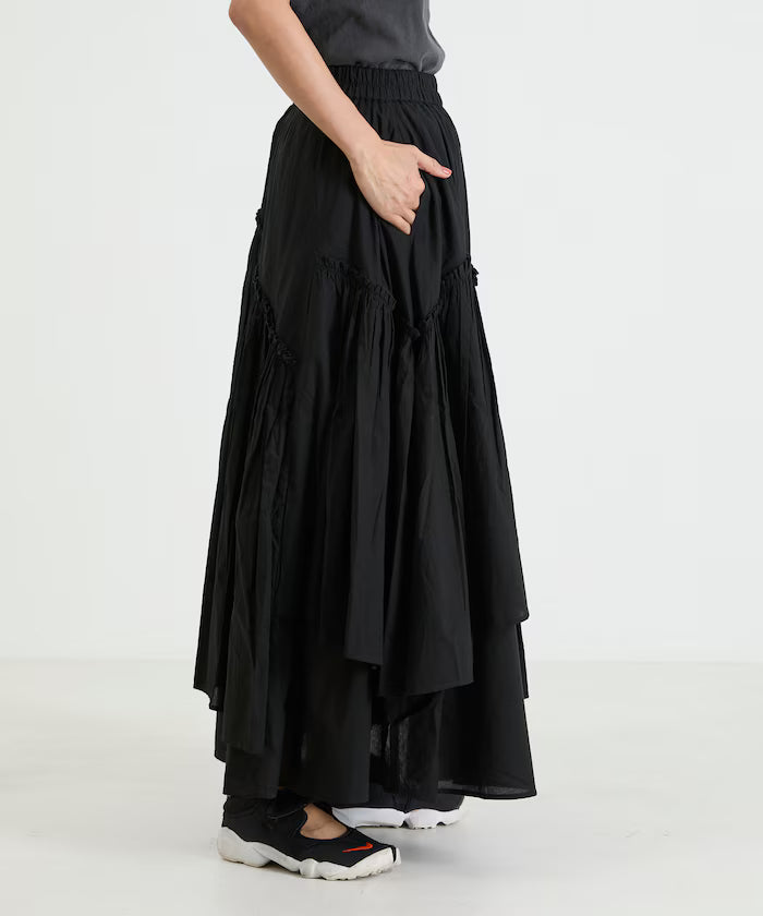 India Frill Maxi Gathered Skirt
