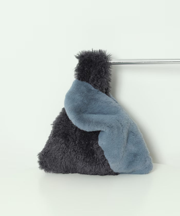 Faux Fur Combination Tote Bag