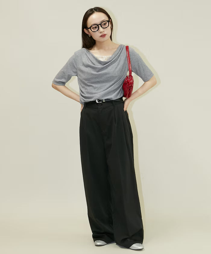 Race Layered Tereko Draped T-Shirt Limited Edition