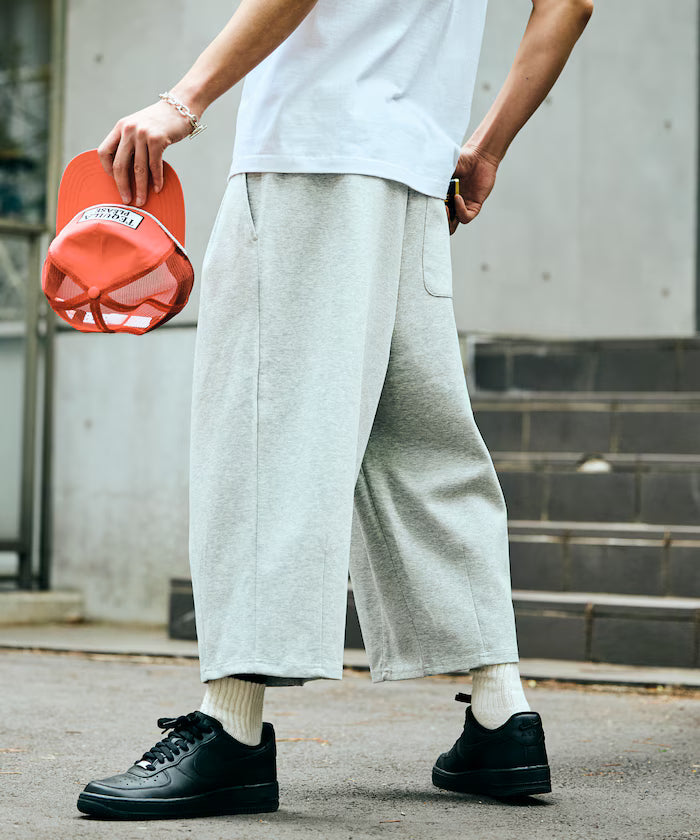 Limited Release Wide Silhouette Cool Touch Quarter-Length Sweatpants Contact Cooling