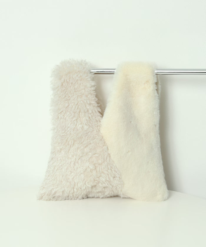 Faux Fur Combination Tote Bag