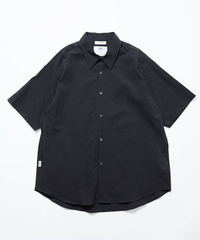 AiRide/AiRide Relax Fit Short Sleeve Seersucker Shirt/Pocketable/Quick Dry/UV Cut [Limited Edition]