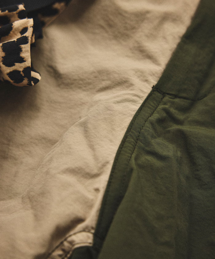 Relaxed Fit Recycled Nylon Webbing Belt Shorts