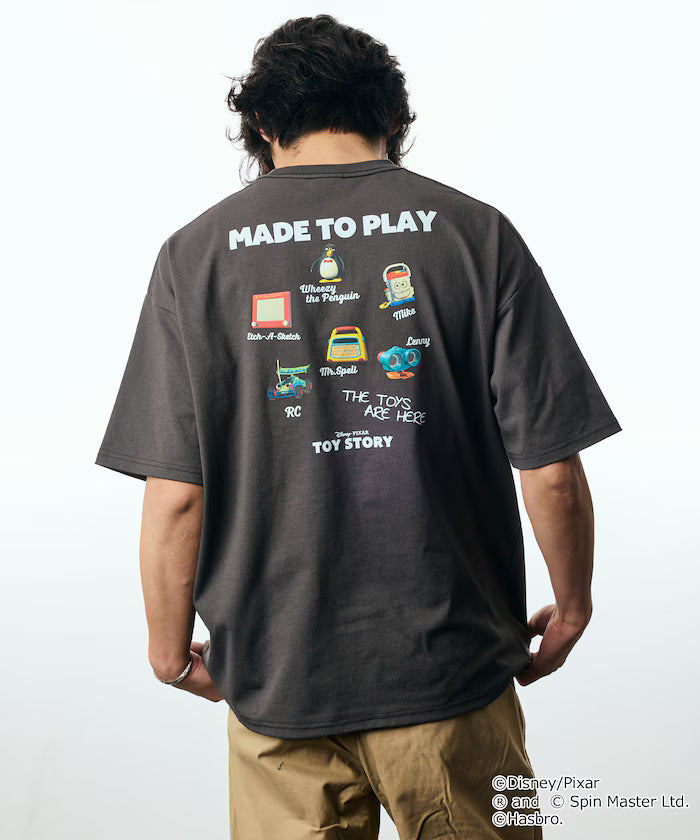 [TOY STORY] Exclusive Back Print Crew Neck T-Shirt / MADE TO PLAY [Limited Edition]