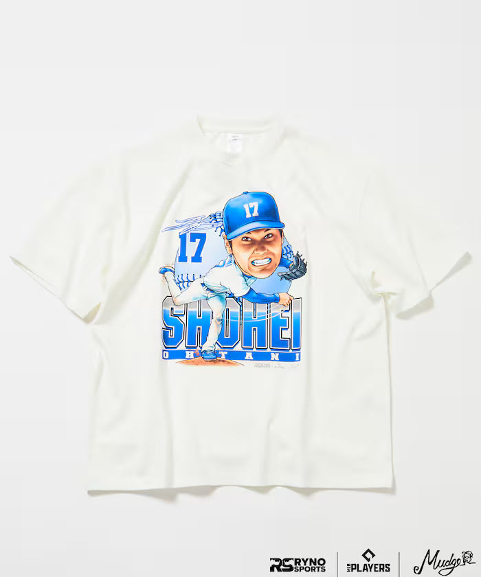 【March 5 12:00 release】MLB PLAYERS× RYNO SPORTS ×FREAK'S STORE limited edition 【OHTANI PITCHER】GRAPHIC TEE - Off White