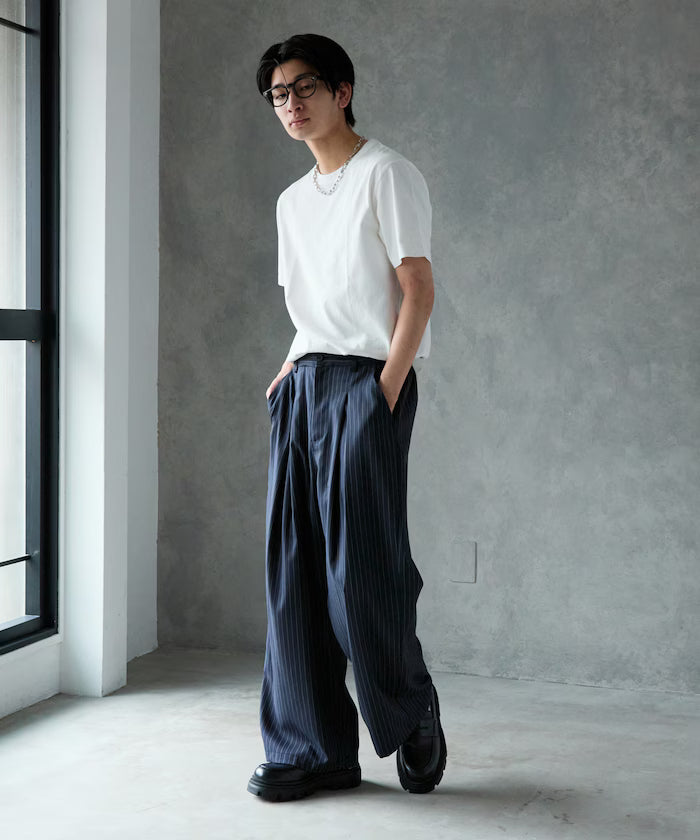 Tuck Wide Slacks [Limited Edition]