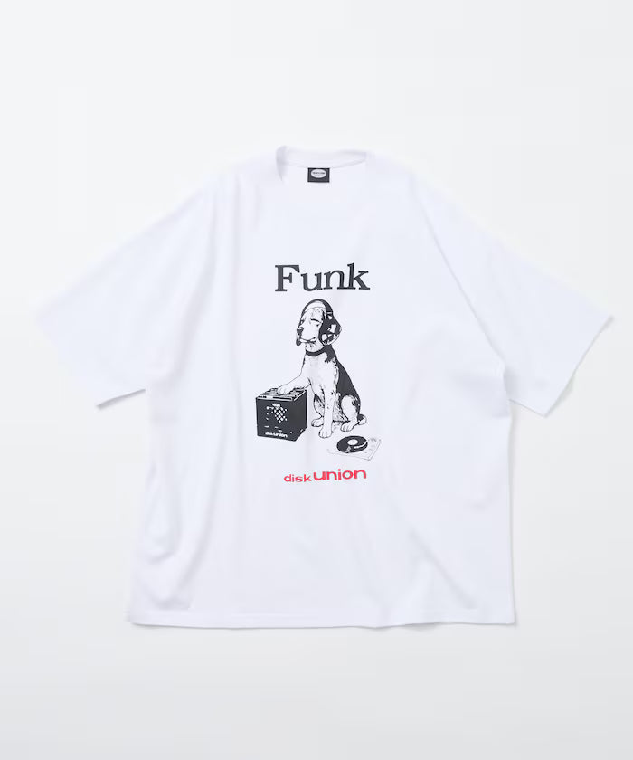 Limited Release diskunion×FREAK'S STORE Exclusive Beagle Big Silhouette Print Crew Neck T-Shirt