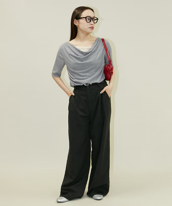 Race Layered Tereko Draped T-Shirt Limited Edition