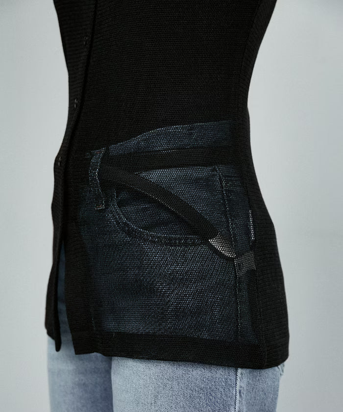 Mesh Shirt Cardigan Limited Edition