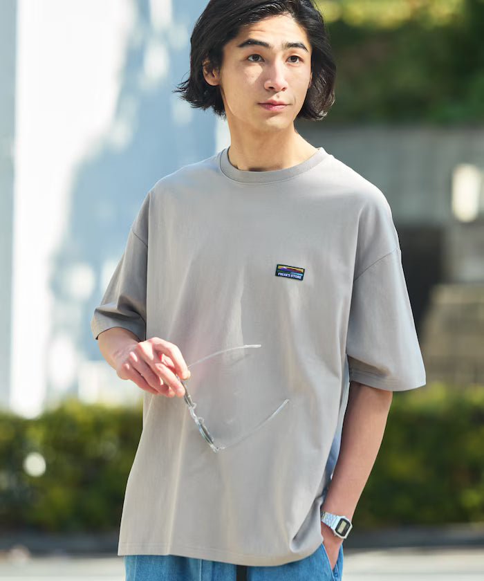STORATECH/Stratech Big Silhouette One Point Logo T-Shirt/Antibacterial/Odor Resistant/Antimicrobial/UV Cut/Contact Cooling Moisture Wicking 【Limited Release】