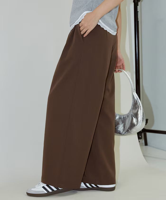 2-pleat slacks pants limited edition