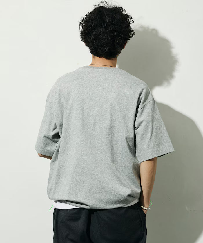6 oz Side Pocket Spindle Short Sleeve T-Shirt / Big Silhouette
