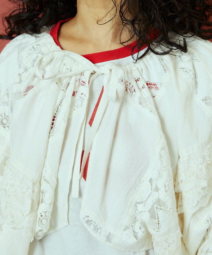 2WAY Lace Bolero & Chaps Pants