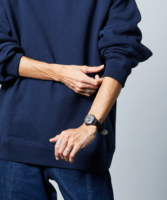 12oz Heavyweight Big Silhouette Turtle Neck Sweatshirt [Limited Edition]