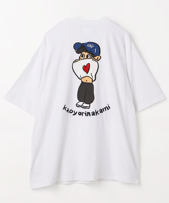 [Sales start on May 22 at 12:00] kaoyorinakami × FREAK'S STORE/ Kaoyorinakami exclusive Heso Dashi Boy Tee