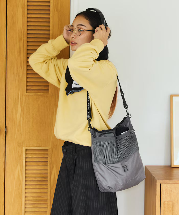 EXPANDER SHOULDER BAG [Bag only] - Charcoal Gray