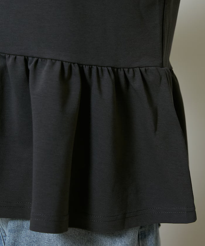 <Contact Cooling> Cool Ponchi Peplum T-Shirt Limited Edition