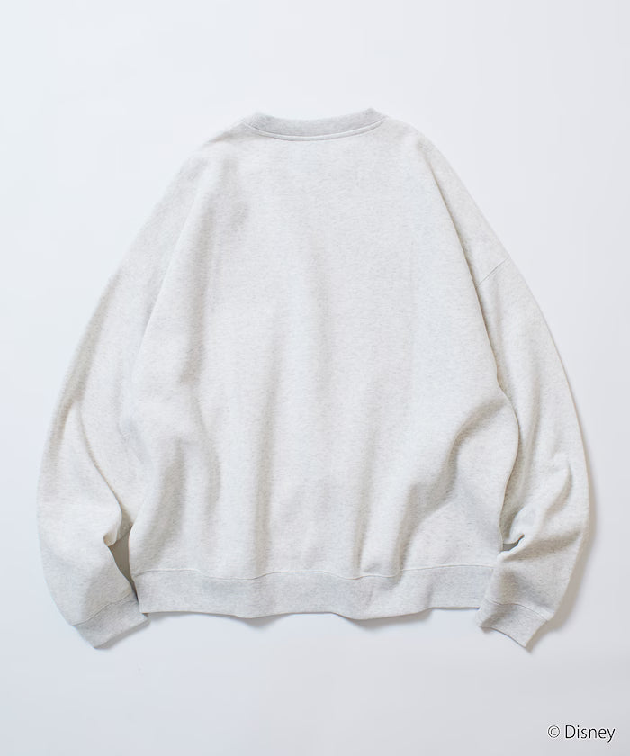 DISNEY/Mickey Mouse/Custom Crew Neck Printed Sweatshirt/Heart [Limited Edition]
