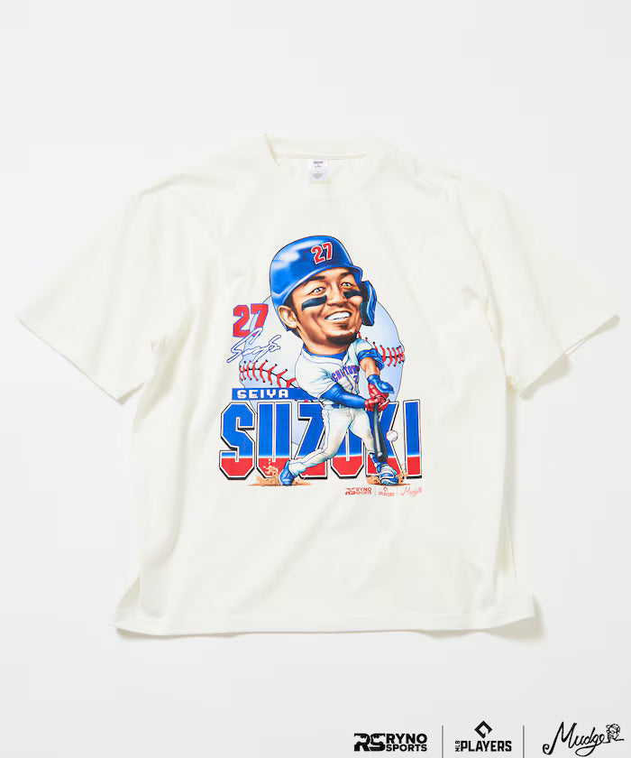 [March 5, 12:00 release] MLB PLAYERS x RYNO SPORTS x FREAK'S STORE exclusive [SUZUKI] GRAPHIC TEE - Off-White