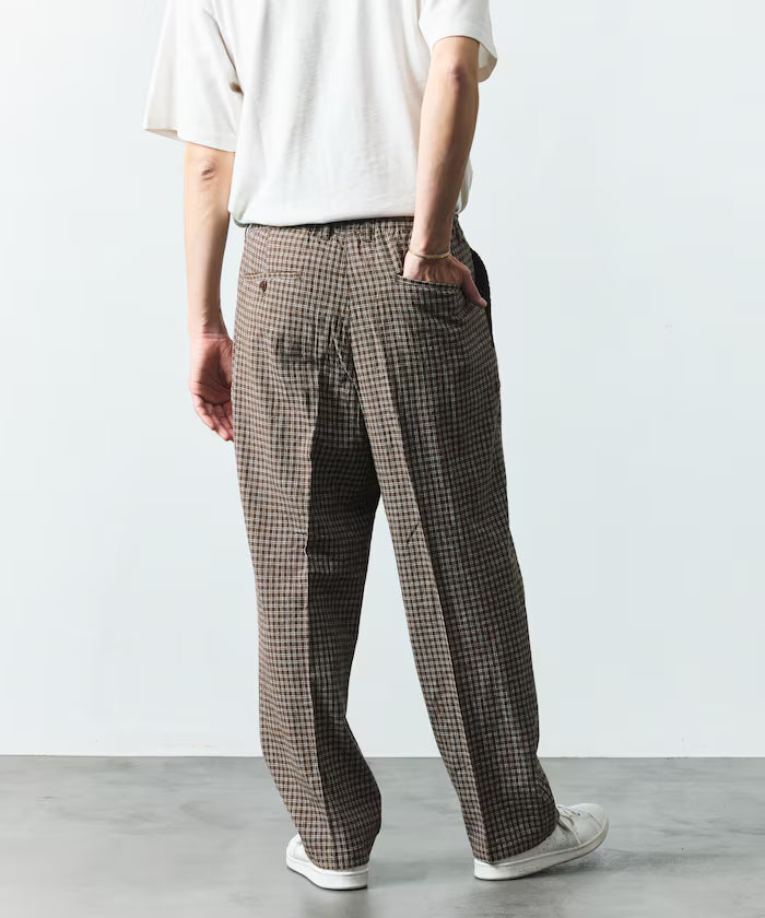 LINEN COTTON EASY SLACKS [Compatible with Setup]